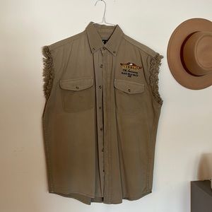 Bike Week Cut Off Jean Vest